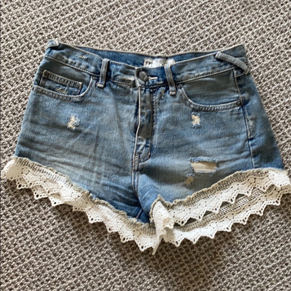 Free people jean shorts